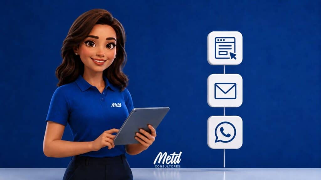 canales de contacto de METD Consultores para asesoría en PESV
