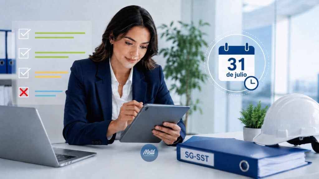 Reporte obligatorio de estándares mínimos ante MinTrabajo para empresas que deben revisar el SG-SST antes del 31 de julio