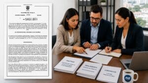 Equipo empresarial revisando políticas y protocolos frente al Decreto 1040 de 2026